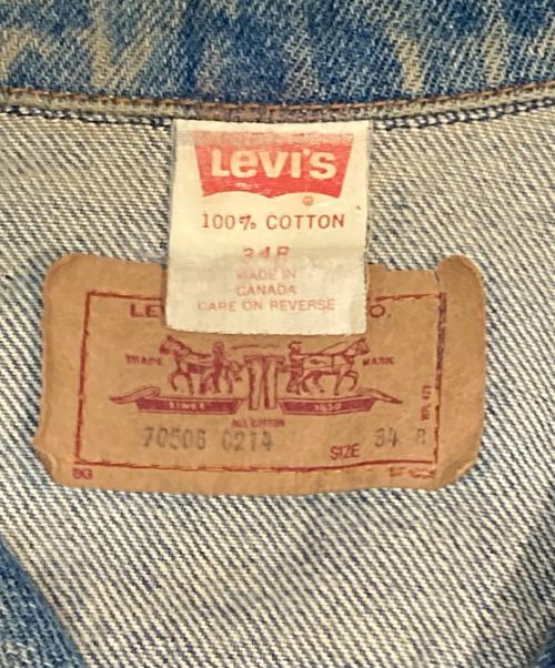 LEVI'S（リーバイス）LEVI'S (リーバイス) デニムジャケット ブルー サイズ:XS(34)の古着・服飾アイテム