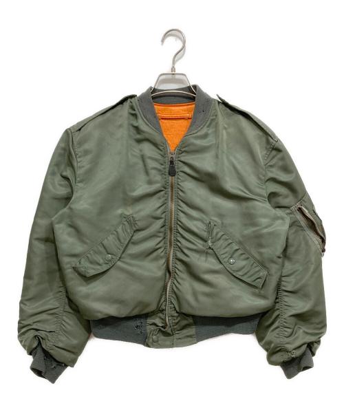 US.AIR FORCE（ユーエスエアフォース）US.AIR FORCE (ユーエスエアフォース) L2-Bフライトジャケット カーキ サイズ:Mの古着・服飾アイテム