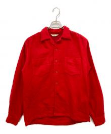Dutchmaid（ダッチメイド）の古着「ウールシャツ」｜レッド