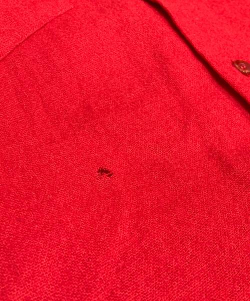 Dutchmaid（ダッチメイド）Dutchmaid (ダッチメイド) ウールシャツ レッド サイズ:Lの古着・服飾アイテム