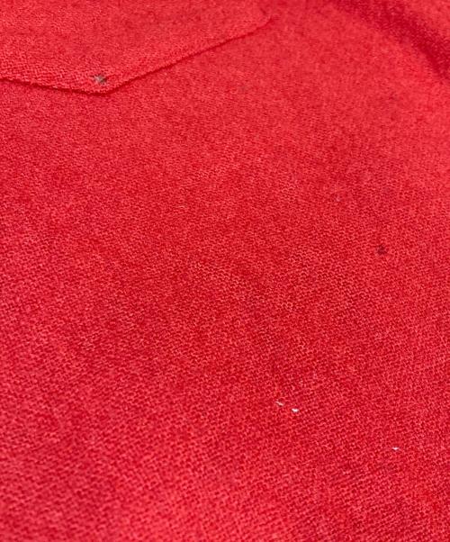 Dutchmaid（ダッチメイド）Dutchmaid (ダッチメイド) ウールシャツ レッド サイズ:Lの古着・服飾アイテム