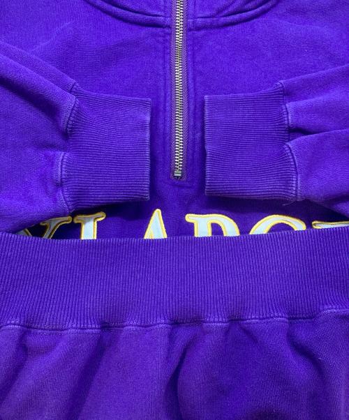 X-LARGE（エクストララージ）X-LARGE (エクストララージ) ハーフジップスウェット パープル サイズ:Lの古着・服飾アイテム