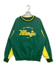 X-LARGE（エクストララージ）の古着「刺繍スウェット」｜グリーン