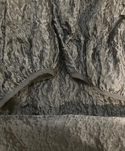 machatt（マチャット）machatt (マチャット) シアー ジャガードトップス ブラック サイズ:Freeの古着・服飾アイテム