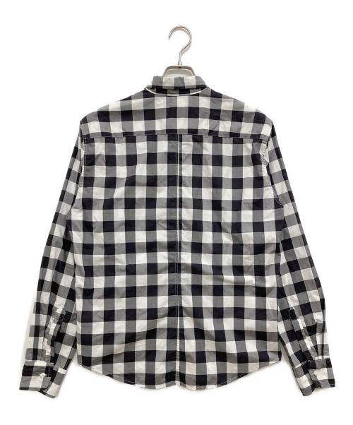Frank&Eileen（フランクアンドアイリーン）Frank&Eileen (フランクアンドアイリーン) ギンガムチェックシャツ ホワイト×ブラック サイズ:Sの古着・服飾アイテム
