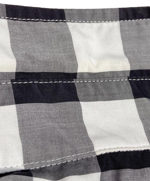 Frank&Eileen（フランクアンドアイリーン）Frank&Eileen (フランクアンドアイリーン) ギンガムチェックシャツ ホワイト×ブラック サイズ:Sの古着・服飾アイテム