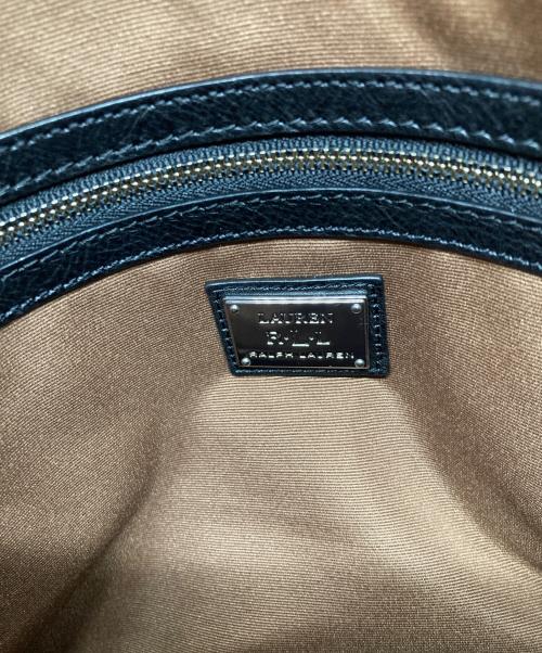 LAUREN RALPH LAUREN（ローレンラルフローレン）LAUREN RALPH LAUREN (ローレンラルフローレン) ハンドバッグ ブラックの古着・服飾アイテム