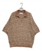reverveリバーブ）の古着「POLO SKIPPER KNIT」｜ブラウン
