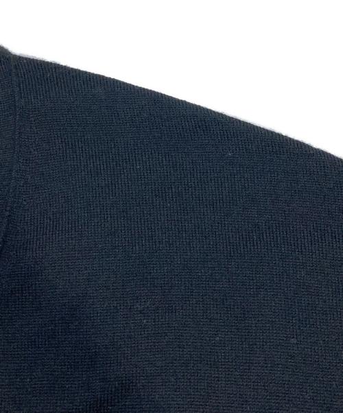 LOEWE（ロエベ）LOEWE (ロエベ) アナグラムロゴ刺繍カーディガン ブラック サイズ:Lの古着・服飾アイテム