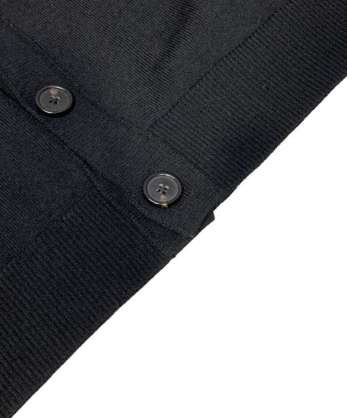 LOEWE（ロエベ）LOEWE (ロエベ) アナグラムロゴ刺繍カーディガン ブラック サイズ:Lの古着・服飾アイテム