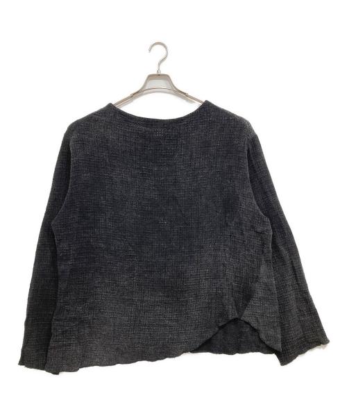 saby（サバイ）saby (サバイ) BOATNECK SHIRTS Stone Wash グレー サイズ:Lの古着・服飾アイテム