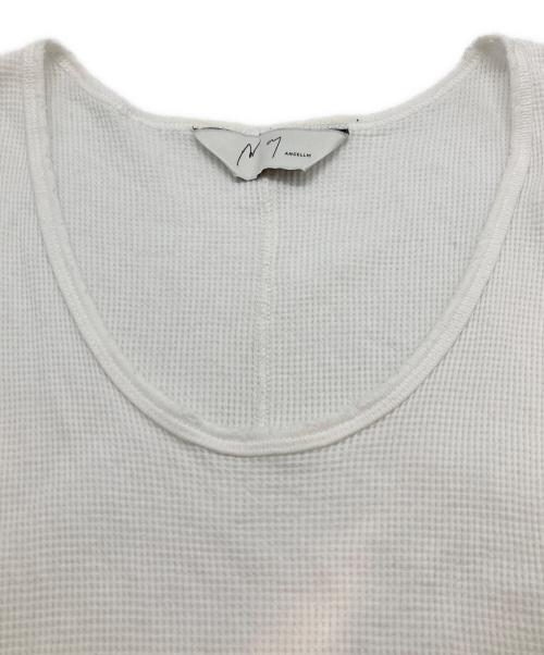 ANCELLM（アンセルム）ANCELLM (アンセルム) DAMAGE WAFFLE TANK TOP ホワイト サイズ:Mの古着・服飾アイテム