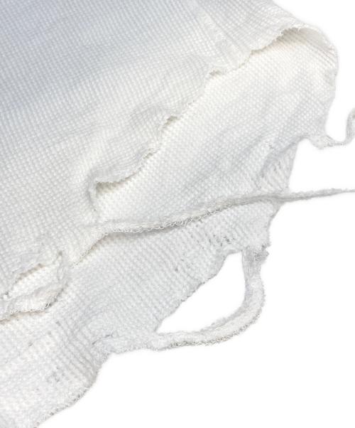 ANCELLM（アンセルム）ANCELLM (アンセルム) DAMAGE WAFFLE TANK TOP ホワイト サイズ:Mの古着・服飾アイテム