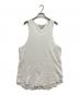 ANCELLM（アンセルム）の古着「DAMAGE WAFFLE TANK TOP」｜ホワイト