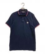 MONCLERモンクレール）の古着「MAGLIA POLO MANICA C」｜ネイビー