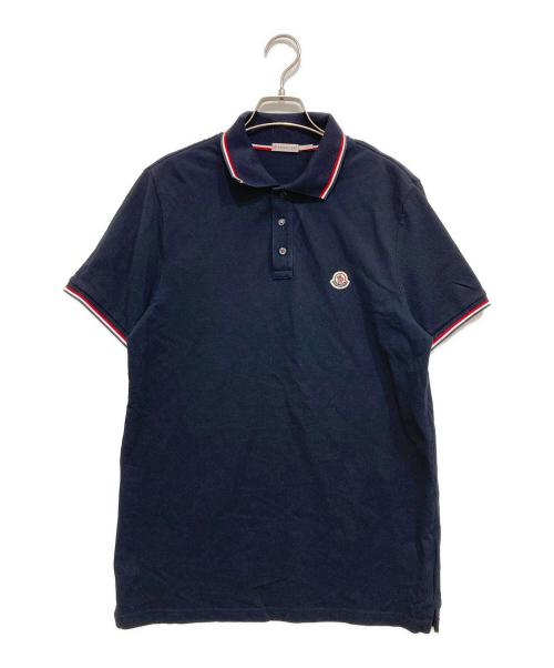 MONCLER（モンクレール）MONCLER (モンクレール) MAGLIA POLO MANICA C ネイビー サイズ:Lの古着・服飾アイテム