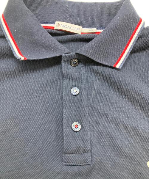 MONCLER（モンクレール）MONCLER (モンクレール) MAGLIA POLO MANICA C ネイビー サイズ:Lの古着・服飾アイテム