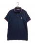 MONCLER（モンクレール）の古着「MAGLIA POLO MANICA C」｜ネイビー