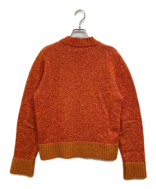 DRIES VAN NOTEN（ドリスヴァンノッテン）DRIES VAN NOTEN (ドリスヴァンノッテン) ウールアンゴラブレンドニット オレンジ サイズ:Mの古着・服飾アイテム