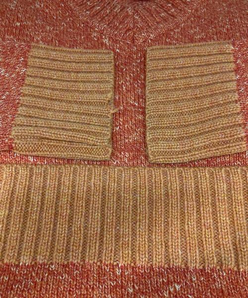 DRIES VAN NOTEN（ドリスヴァンノッテン）DRIES VAN NOTEN (ドリスヴァンノッテン) ウールアンゴラブレンドニット オレンジ サイズ:Mの古着・服飾アイテム