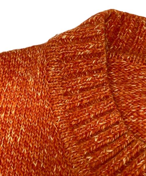 DRIES VAN NOTEN（ドリスヴァンノッテン）DRIES VAN NOTEN (ドリスヴァンノッテン) ウールアンゴラブレンドニット オレンジ サイズ:Mの古着・服飾アイテム