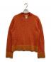 DRIES VAN NOTEN（ドリスヴァンノッテン）の古着「ウールアンゴラブレンドニット」｜オレンジ