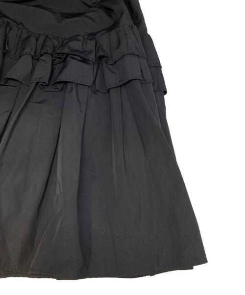 Loulou Willoughby（ルルウィルビー）Loulou Willoughby (ルルウィルビー) ハイカウントパピヨンスカート ブラック サイズ:Sの古着・服飾アイテム