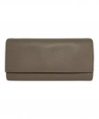 CELINEセリーヌ）の古着「ラージフラップウォレット」｜グレー