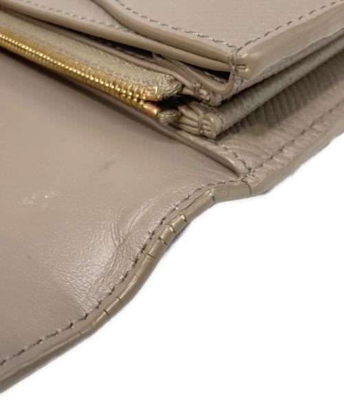 CELINE（セリーヌ）CELINE (セリーヌ) ラージフラップウォレット グレーの古着・服飾アイテム