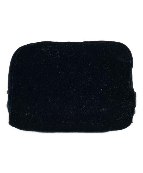 CHARLES & KEITH（チャールズアンドキース）CHARLES & KEITH (チャールズ＆キース) ベルベットボウ ルーシュドトップハンドルバッグ ブラックの古着・服飾アイテム