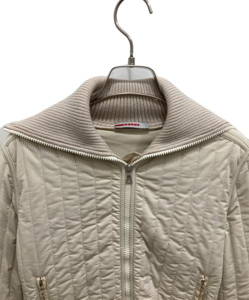 PRADA SPORTS（プラダスポーツ）PRADA SPORTS (プラダスポーツ) 中綿キルティングジャケット アイボリー サイズ:Mの古着・服飾アイテム
