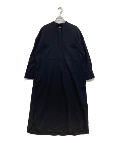 SACRA（サクラ）SACRA (サクラ) ウールプルオーバーワンピース ネイビー サイズ:Mの古着・服飾アイテム