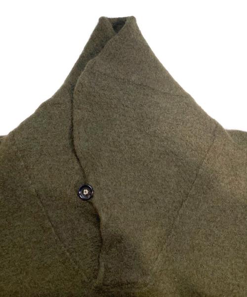 45R（フォーティファイブ・アール）45R (フォーティファイブ・アール) アルル縮絨の908ショールプル カーキ サイズ:Free程度の古着・服飾アイテム