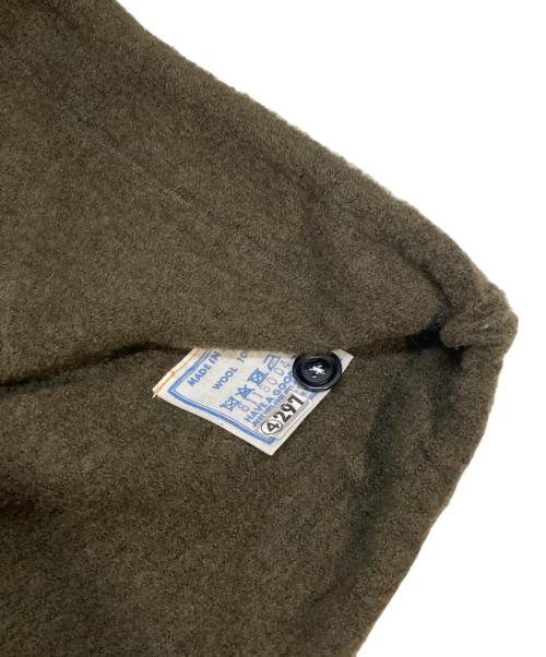 45R（フォーティファイブ・アール）45R (フォーティファイブ・アール) アルル縮絨の908ショールプル カーキ サイズ:Free程度の古着・服飾アイテム