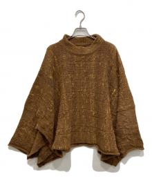 SDL 45R（フォーティーファイブアール）の古着「ウール紡のケーブルポンチョ」｜ブラウン