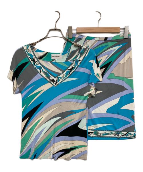 Emilio Pucci（エミリオ プッチ）Emilio Pucci (エミリオ プッチ) 総柄セットアップ マルチカラー サイズ:36の古着・服飾アイテム