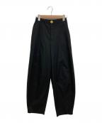 nagonstansナゴンスタンス）の古着「water-repellent curve pants」｜ブラック
