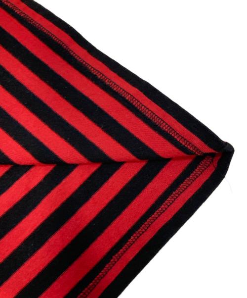 Hysteric Glamour（ヒステリックグラマー）Hysteric Glamour (ヒステリックグラマー) GIRLS CLUBボーダーカットソー レッド サイズ:Lの古着・服飾アイテム