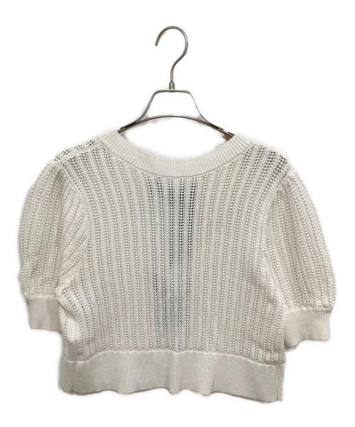 Loulou Willoughby（ルルウィルビー）Loulou Willoughby (ルルウィルビー) 2WAYリボンプルオーバー ホワイト サイズ:2の古着・服飾アイテム