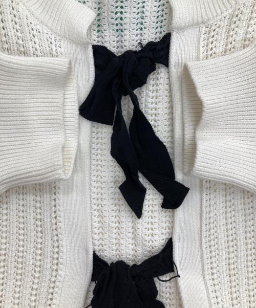 Loulou Willoughby（ルルウィルビー）Loulou Willoughby (ルルウィルビー) 2WAYリボンプルオーバー ホワイト サイズ:2の古着・服飾アイテム