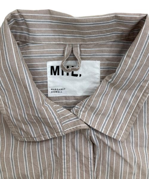MHL（エムエイチエル）MHL (エムエイチエル) PYJAMA STRIPE COTTON ブラウン サイズ:1の古着・服飾アイテム