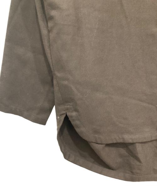 mizuiro-ind（ミズイロインド）mizuiro-ind (ミズイロインド) ウール混ブラウス ブラウン サイズ:表記なしの古着・服飾アイテム