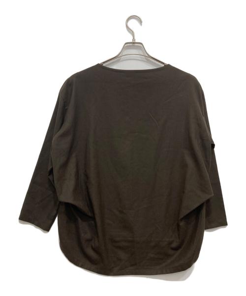 mizuiro-ind（ミズイロインド）mizuiro-ind (ミズイロインド) ウール混ブラウス ブラウン サイズ:表記なしの古着・服飾アイテム