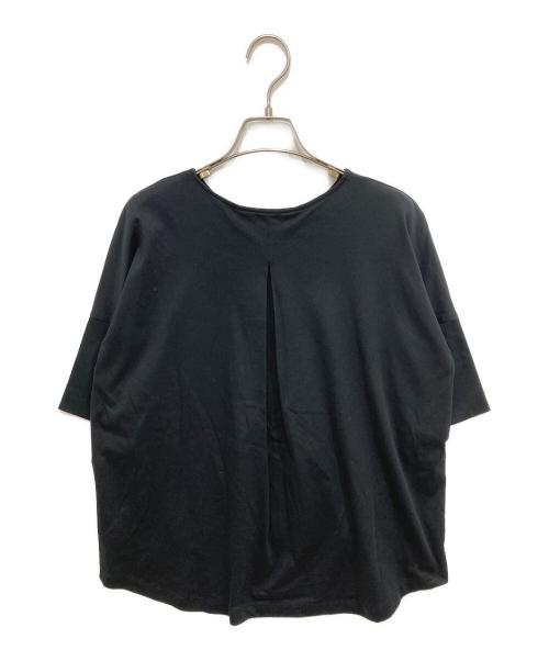 DRESSTERIOR（ドレステリア）DRESSTERIOR (ドレステリア) バックタックハーフスリーブプルオーバー ブラック サイズ:36の古着・服飾アイテム