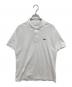LACOSTE（ラコステ）の古着「ポロシャツ」｜ホワイト