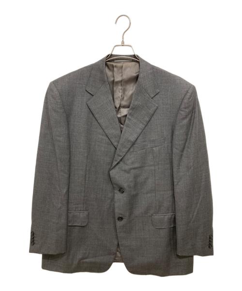 ERMENEGILDO ZEGNA（エルメネジルド・ゼニア）ERMENEGILDO ZEGNA (エルメネジルド・ゼニア) 3Bテーラードジャケット グレー サイズ:56の古着・服飾アイテム