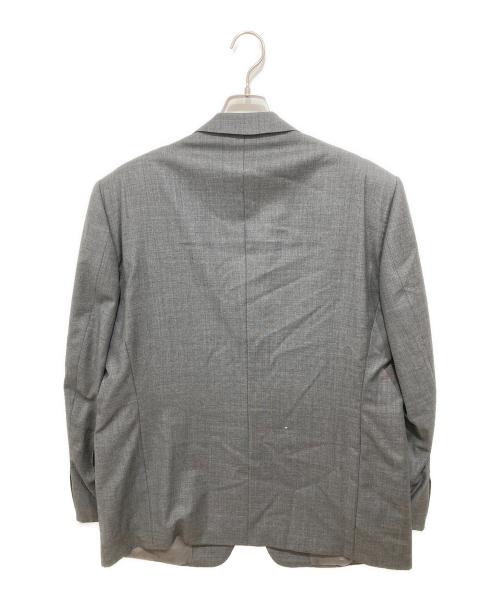 ERMENEGILDO ZEGNA（エルメネジルド・ゼニア）ERMENEGILDO ZEGNA (エルメネジルド・ゼニア) 3Bテーラードジャケット グレー サイズ:56の古着・服飾アイテム