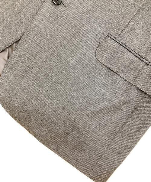 ERMENEGILDO ZEGNA（エルメネジルド・ゼニア）ERMENEGILDO ZEGNA (エルメネジルド・ゼニア) 3Bテーラードジャケット グレー サイズ:56の古着・服飾アイテム