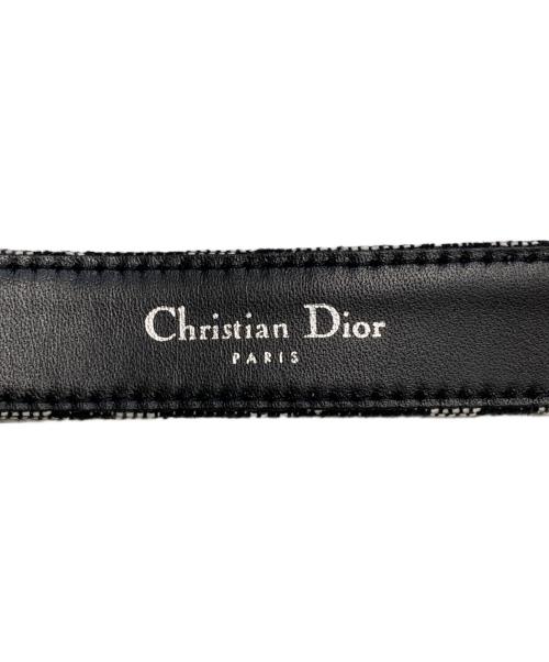 Christian Dior（クリスチャン ディオール）Christian Dior (クリスチャン ディオール) トロッターベルト ネイビーの古着・服飾アイテム