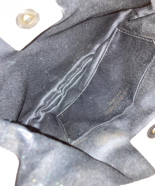 Yves Saint Laurent（イヴサンローラン）Yves Saint Laurent (イヴサンローラン) フリンジリングバッグ シルバーの古着・服飾アイテム